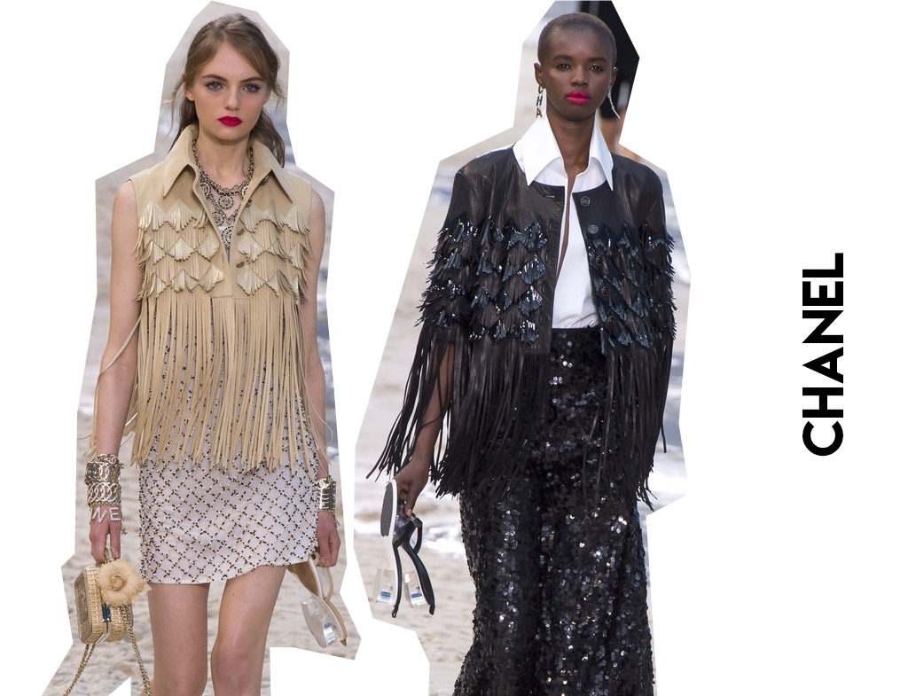 Tendencias primavera verano 2019 Flecos Desfile Chanel