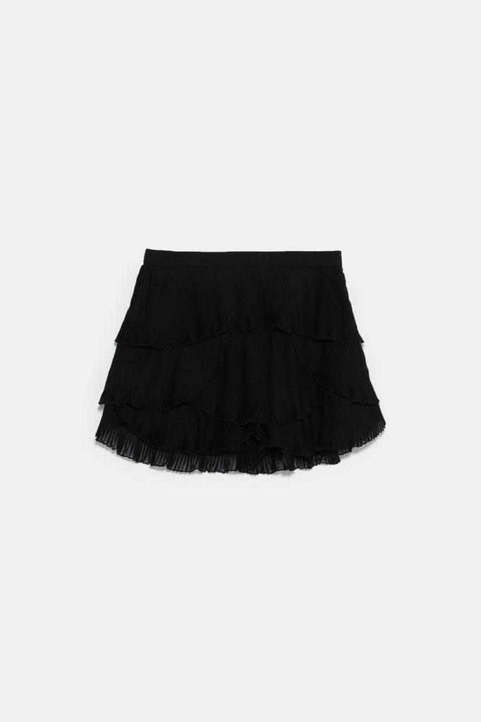 Short plisado Zara