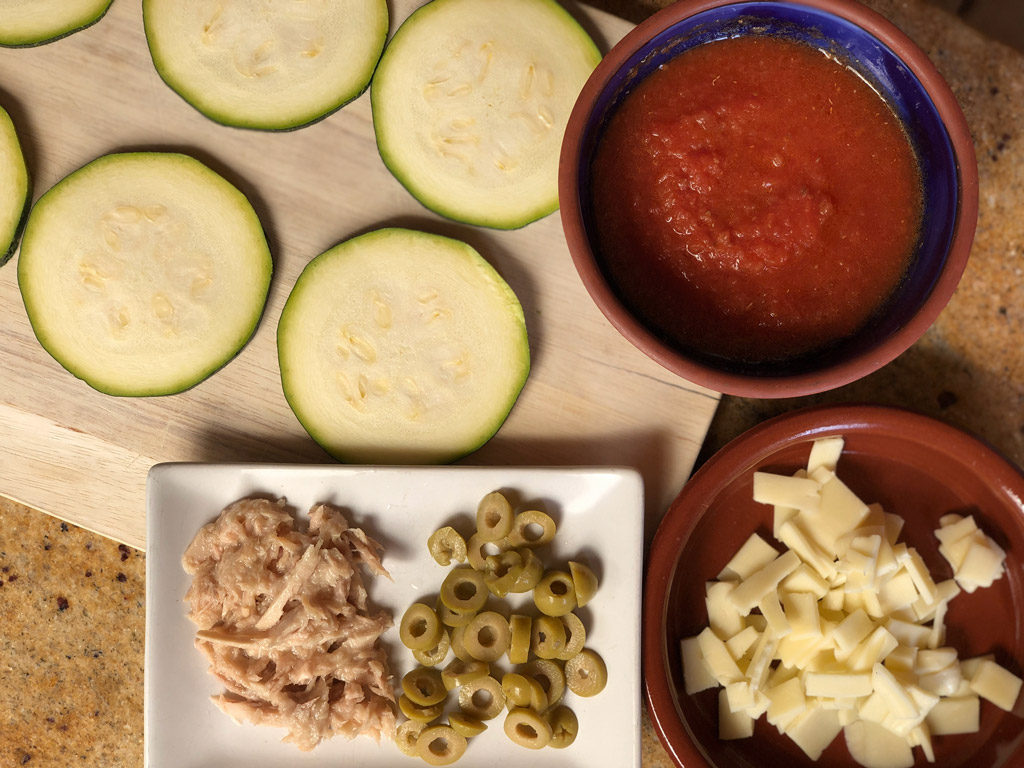 Ingredientes mini pizza