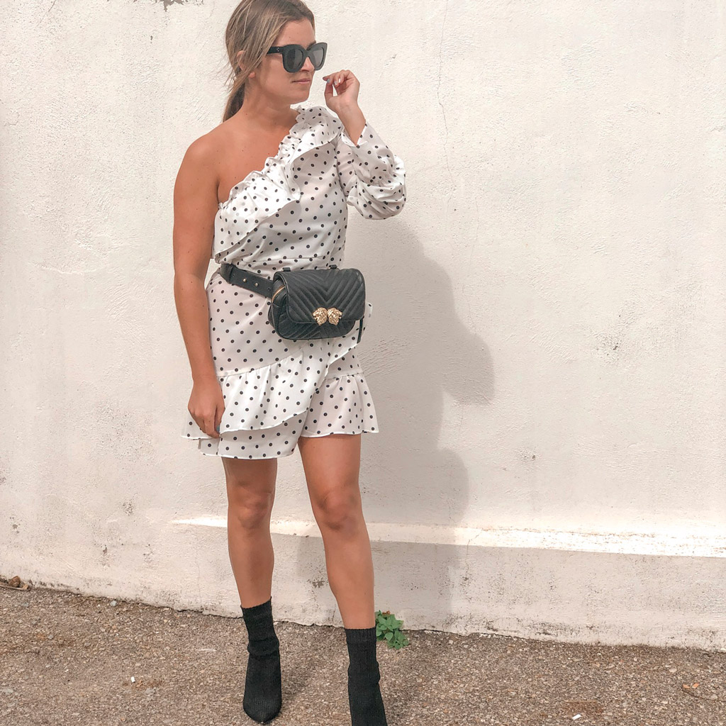 Vestido polka dots de Femme Luxe