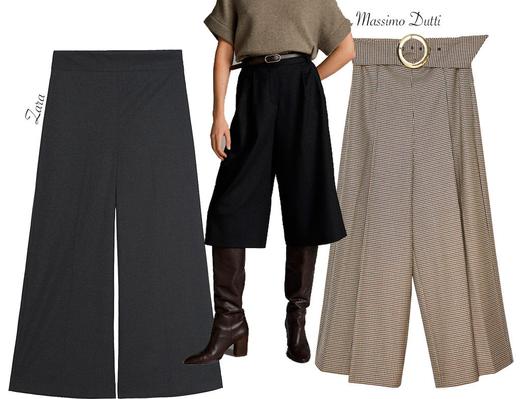 Culotte tendencia 70s burgués