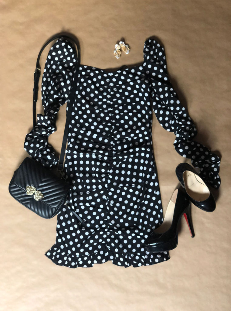 Vestido de lunares Femme Luxe