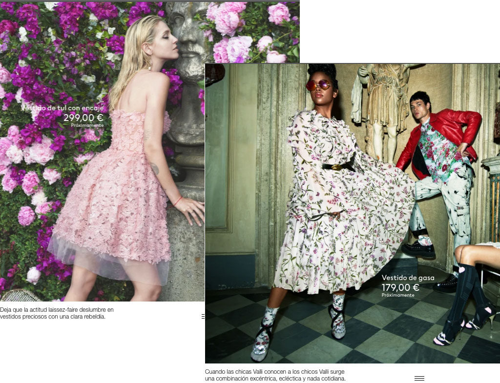 Vestidos cortos de la colección de H&M