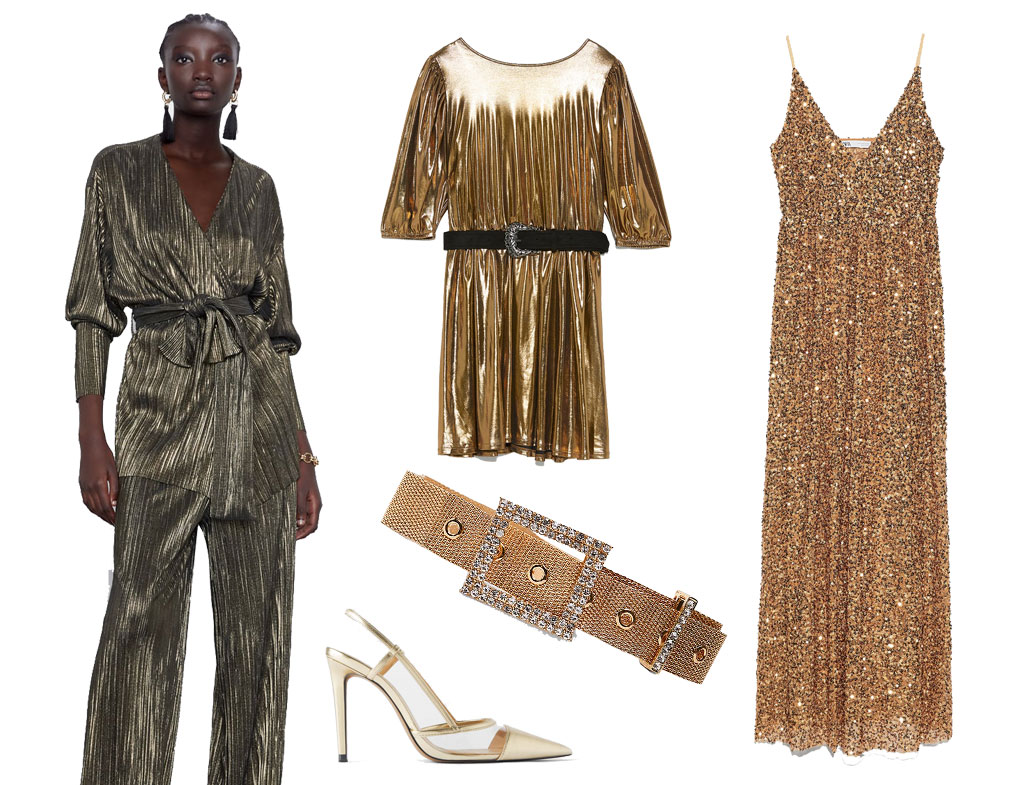 Tendencia parece oro en Zara