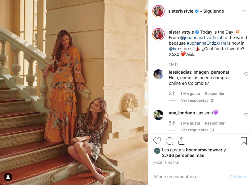 Sisterly Stye con los vestidos de Johanna Ortiz