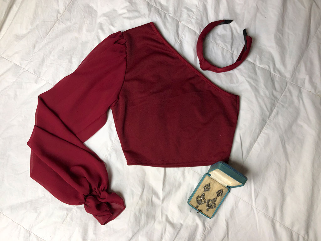 Top asimétrico Femme Luxe
